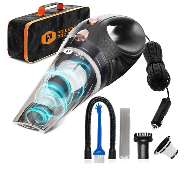 ThisWorx Handheld Car Vacuum with included accessories