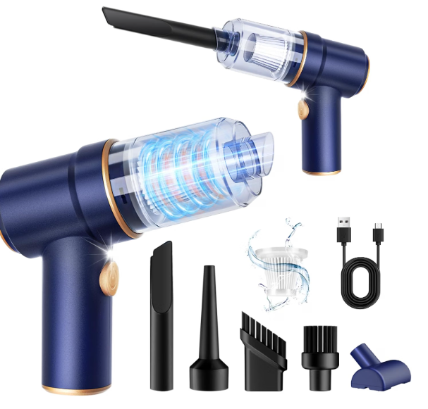 KMM Handheld Car Vacuum with included accessories